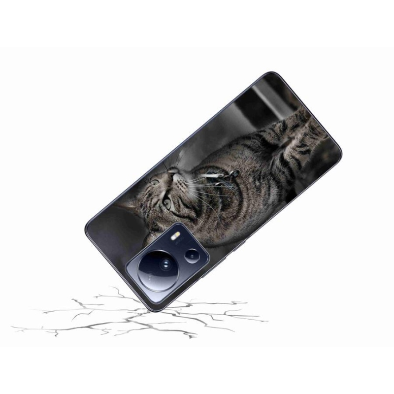 Gelový kryt mmCase na mobil Xiaomi 13 Lite - kočka
