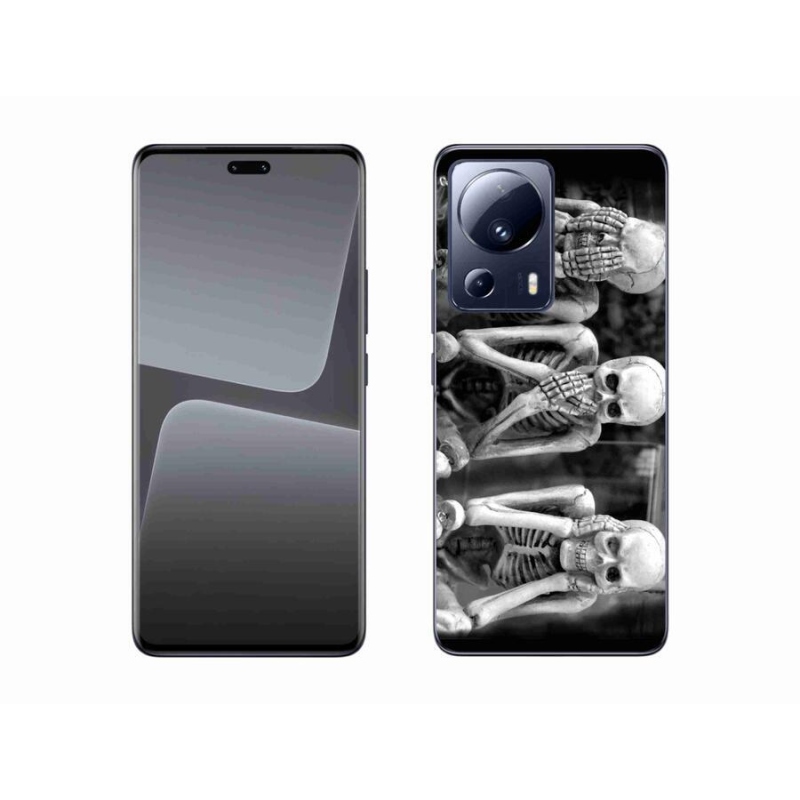 Gelový kryt mmCase na mobil Xiaomi 13 Lite - kostlivci