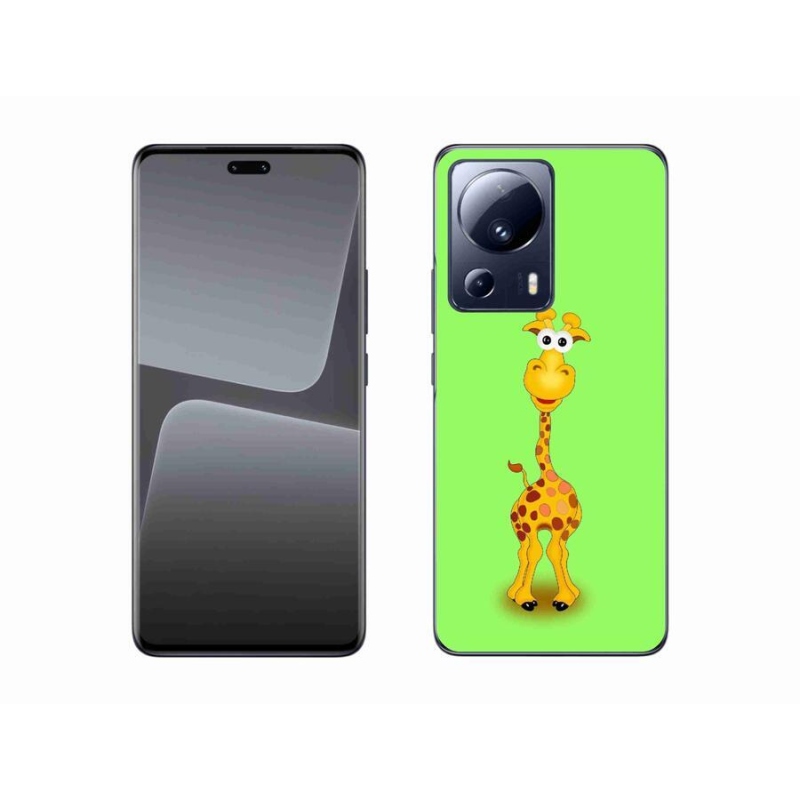 Gelový kryt mmCase na mobil Xiaomi 13 Lite - kreslená žirafa