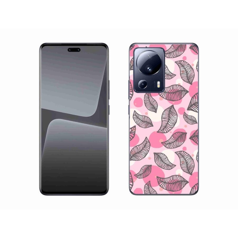 Gelový kryt mmCase na mobil Xiaomi 13 Lite - kreslené padající listy