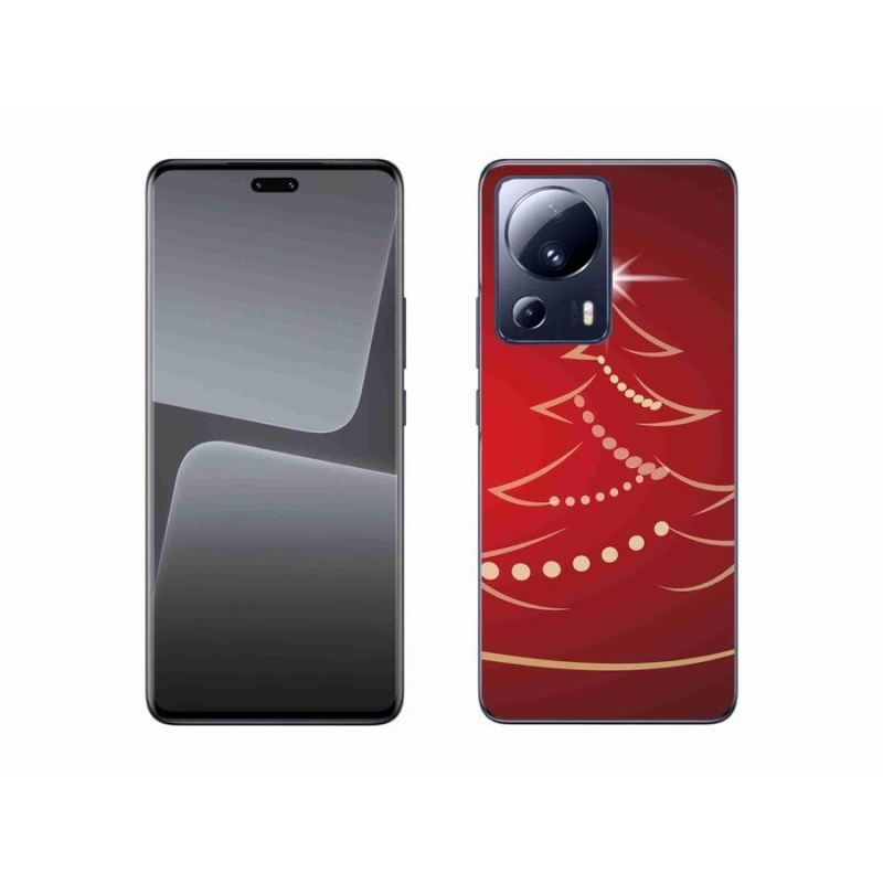 Gelový kryt mmCase na mobil Xiaomi 13 Lite - kreslený vánoční stromek
