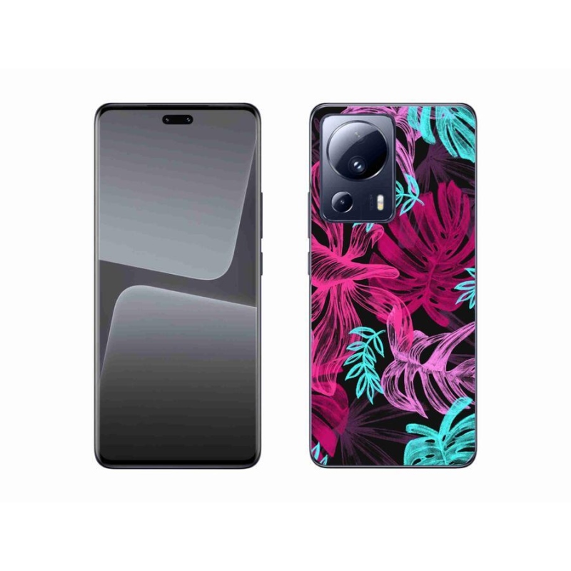 Gelový kryt mmCase na mobil Xiaomi 13 Lite - květiny 1