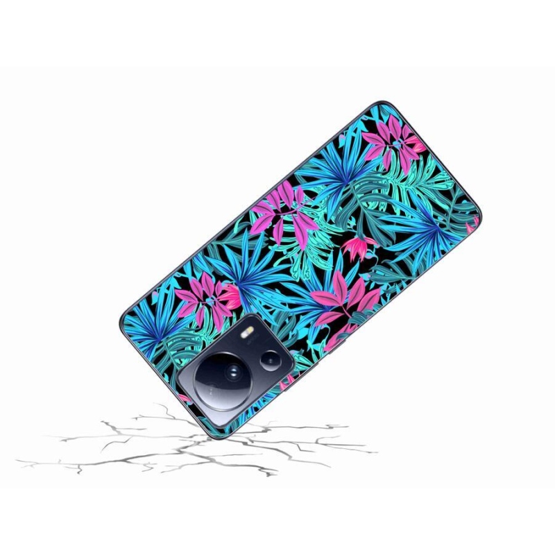 Gelový kryt mmCase na mobil Xiaomi 13 Lite - květiny 3