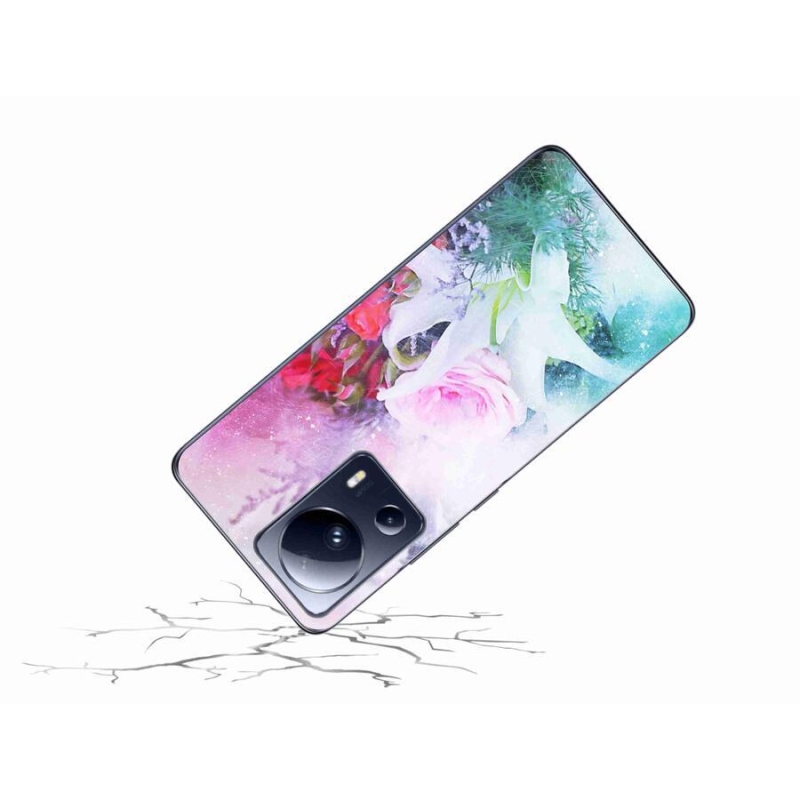 Gelový kryt mmCase na mobil Xiaomi 13 Lite - květiny 4