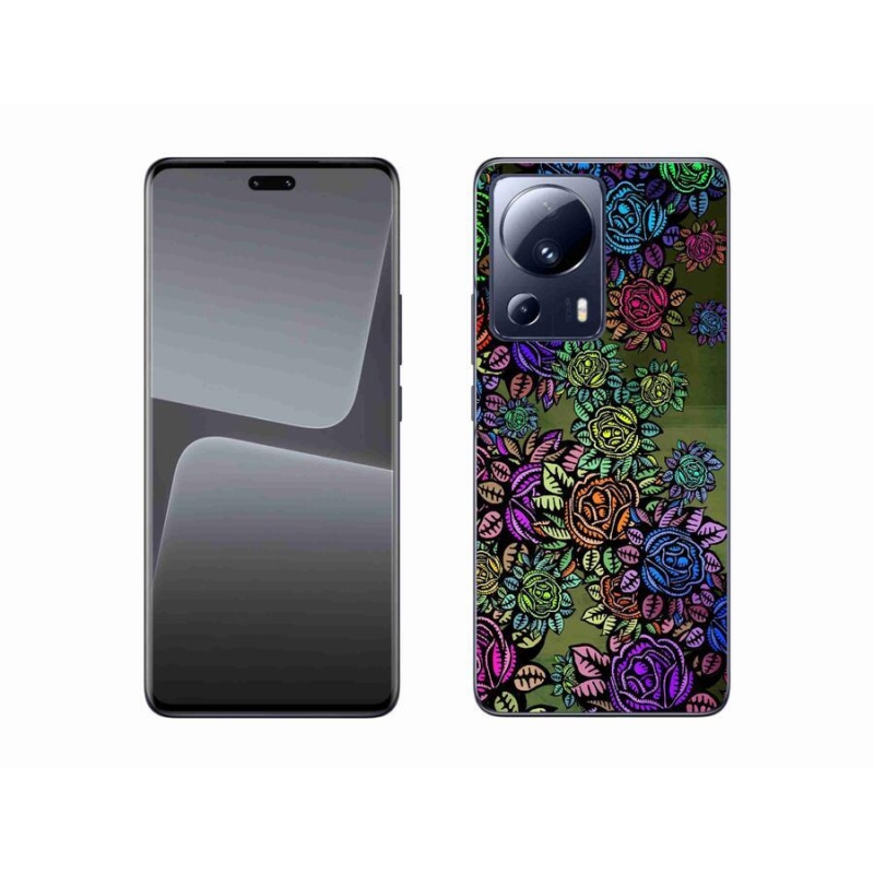 Gelový kryt mmCase na mobil Xiaomi 13 Lite - květiny 6