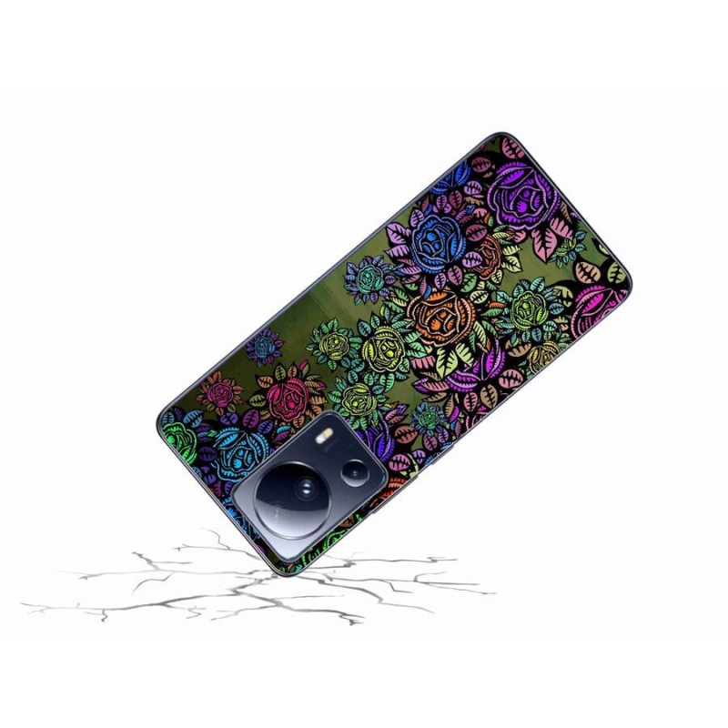 Gelový kryt mmCase na mobil Xiaomi 13 Lite - květiny 6