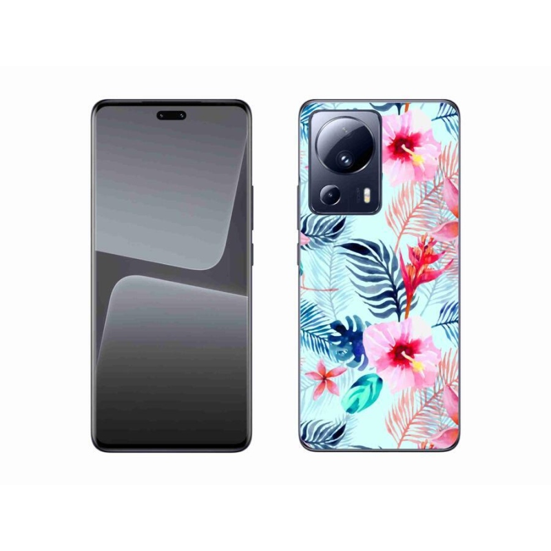 Gelový kryt mmCase na mobil Xiaomi 13 Lite - květiny