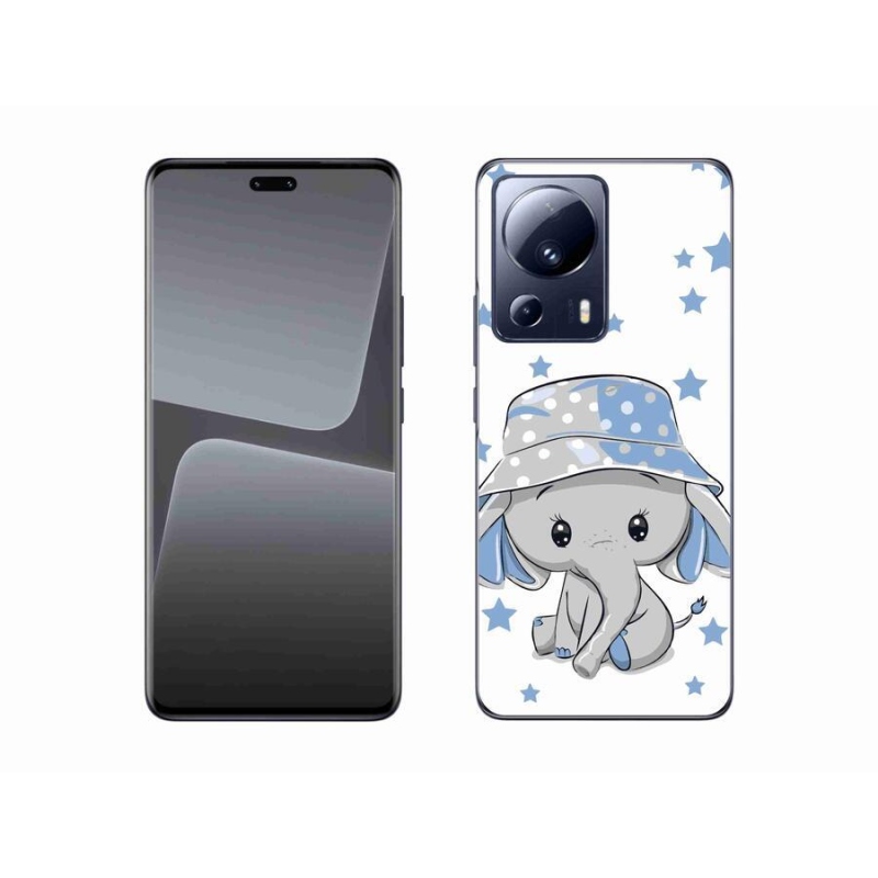 Gelový kryt mmCase na mobil Xiaomi 13 Lite - modrý slon