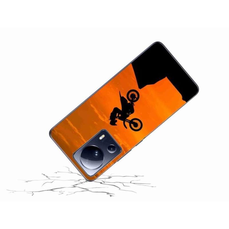 Gelový kryt mmCase na mobil Xiaomi 13 Lite - motocross