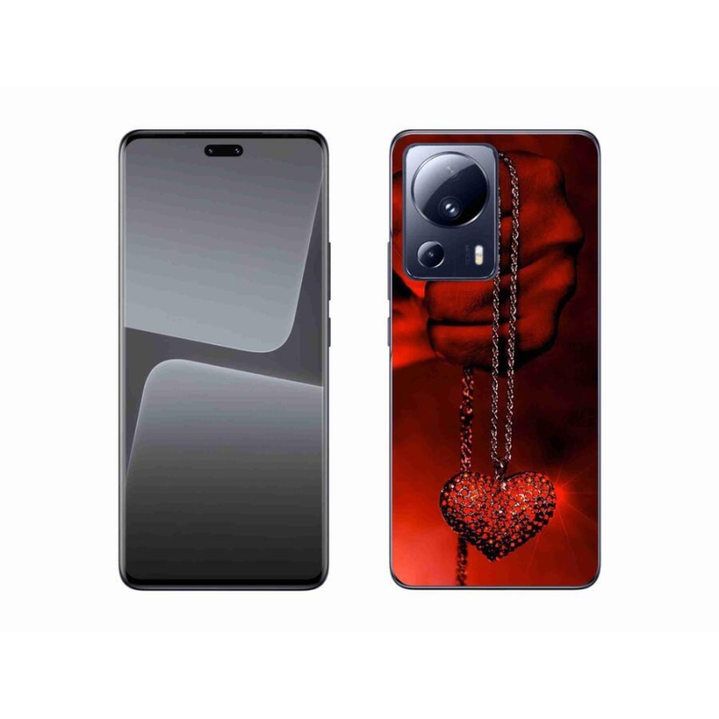 Gelový kryt mmCase na mobil Xiaomi 13 Lite - náhrdelník