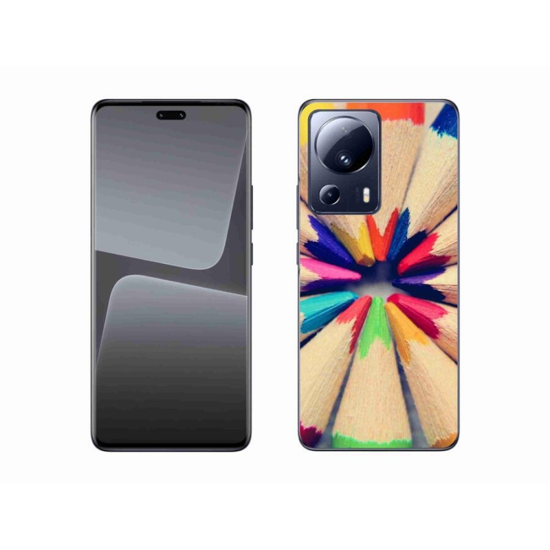 Gelový kryt mmCase na mobil Xiaomi 13 Lite - pastelky