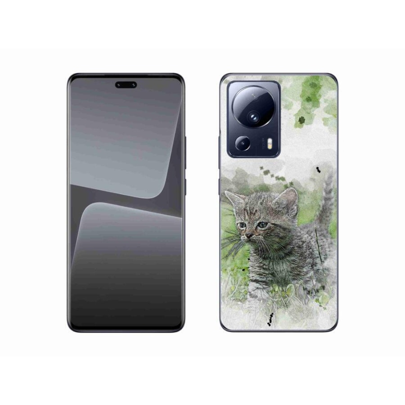 Gelový kryt mmCase na mobil Xiaomi 13 Lite - roztomilé kotě 1