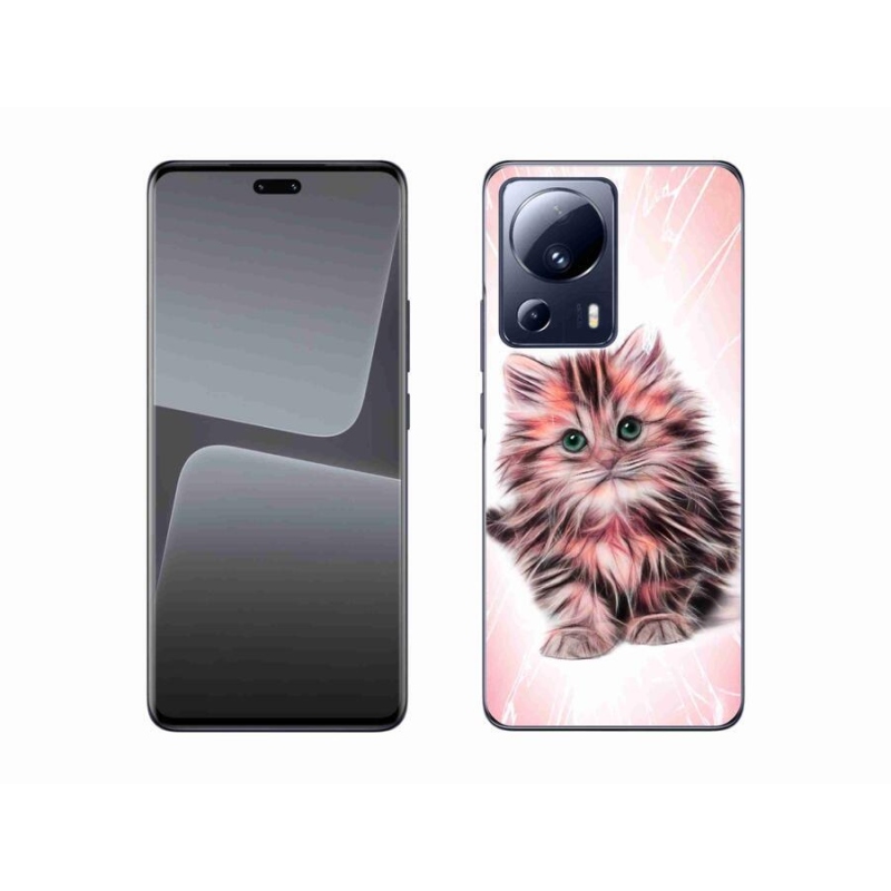 Gelový kryt mmCase na mobil Xiaomi 13 Lite - roztomilé kotě