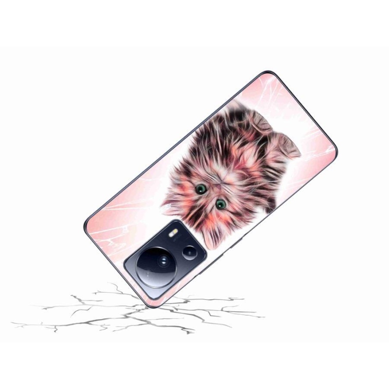 Gelový kryt mmCase na mobil Xiaomi 13 Lite - roztomilé kotě