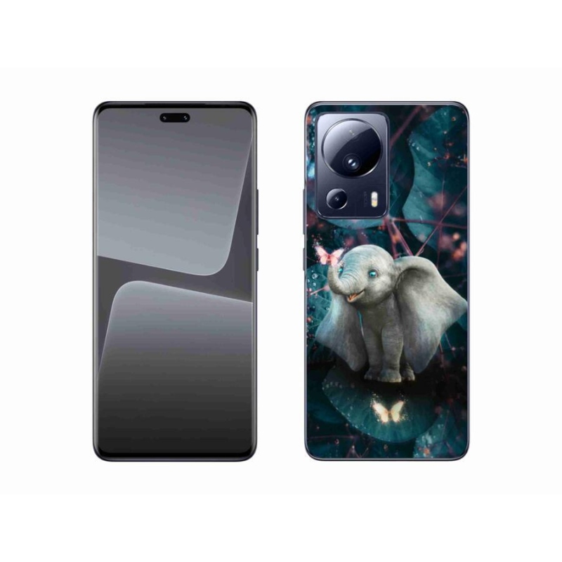 Gelový kryt mmCase na mobil Xiaomi 13 Lite - roztomilý slon