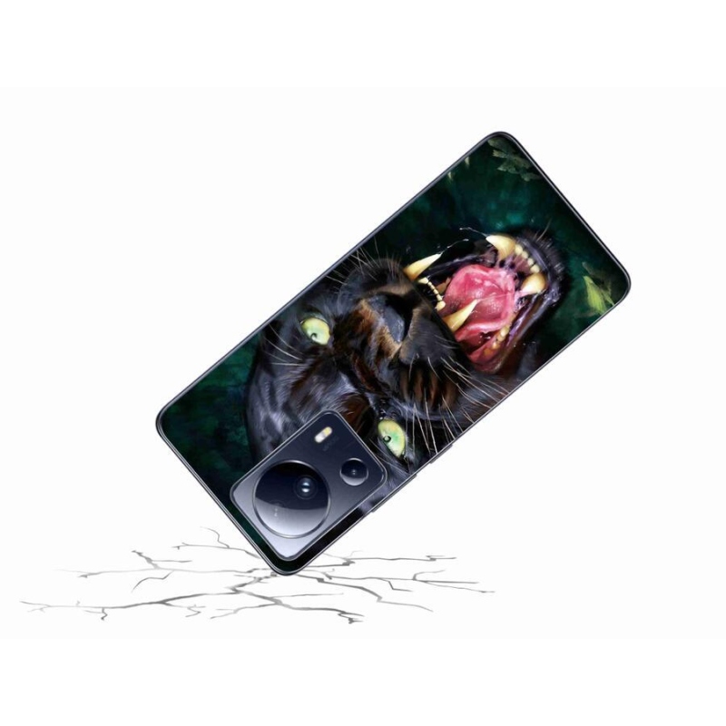 Gelový kryt mmCase na mobil Xiaomi 13 Lite - rozzuřený černý panter