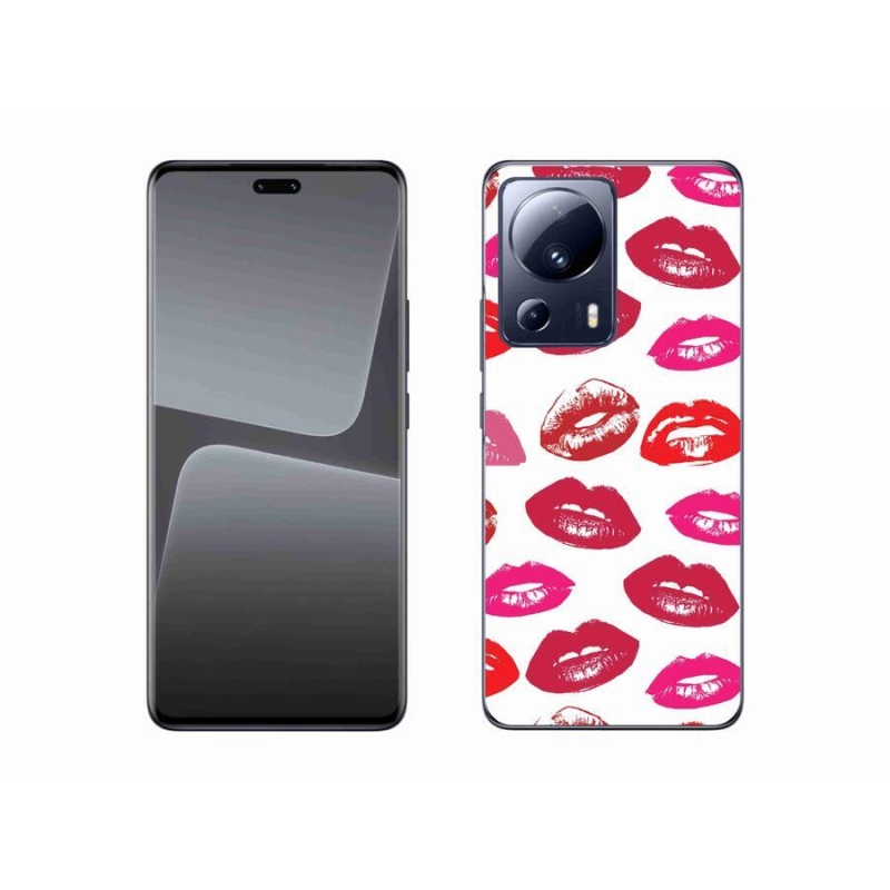 Gelový kryt mmCase na mobil Xiaomi 13 Lite - rty