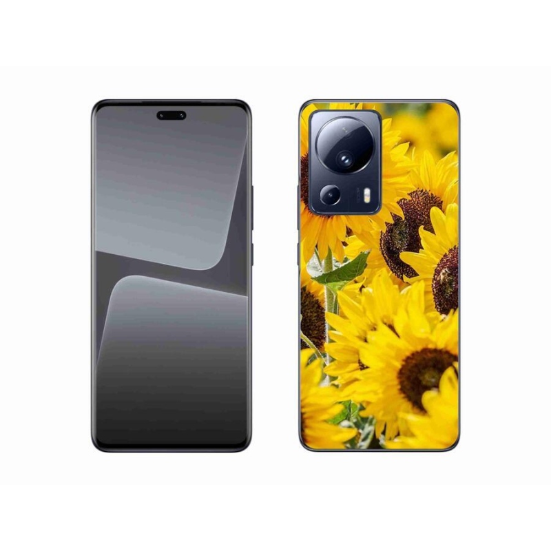 Gelový kryt mmCase na mobil Xiaomi 13 Lite - slunečnice