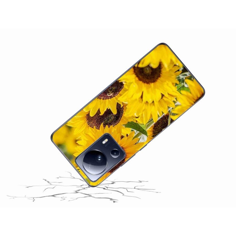 Gelový kryt mmCase na mobil Xiaomi 13 Lite - slunečnice