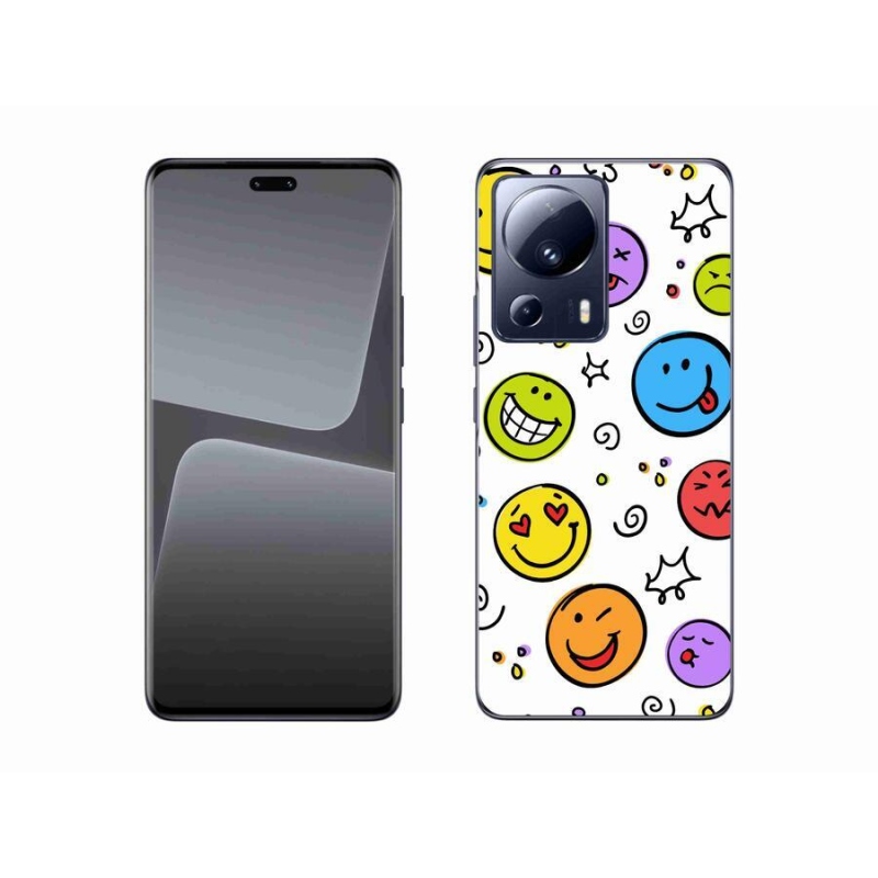 Gelový kryt mmCase na mobil Xiaomi 13 Lite - smajlíci