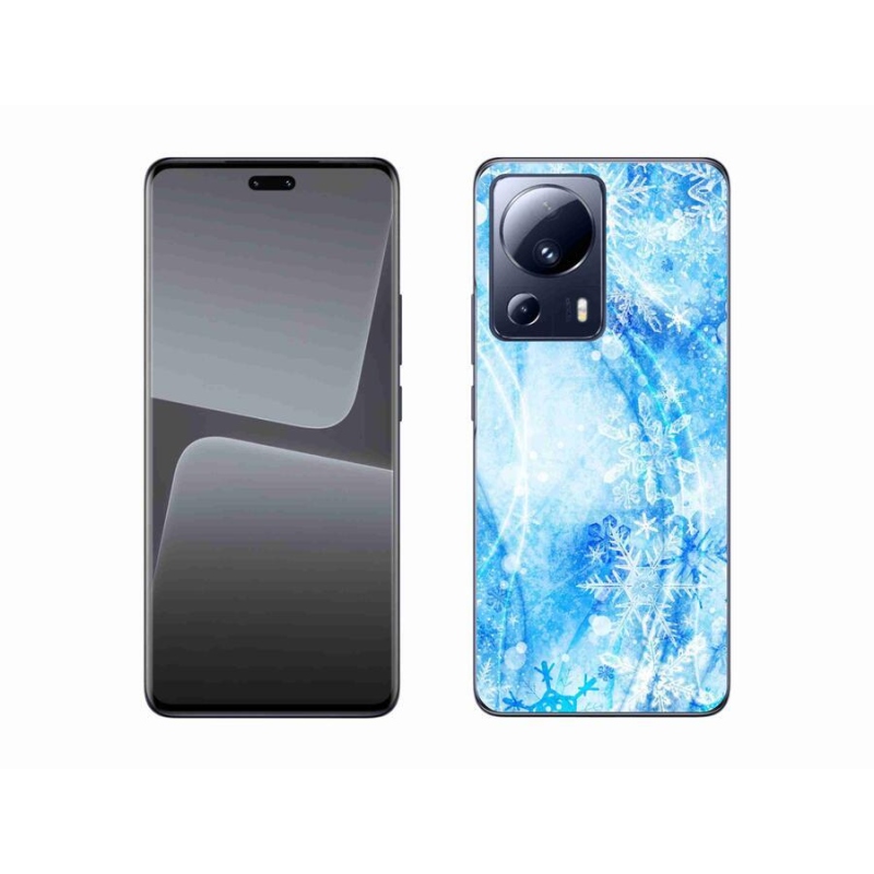 Gelový kryt mmCase na mobil Xiaomi 13 Lite - sněhové vločky
