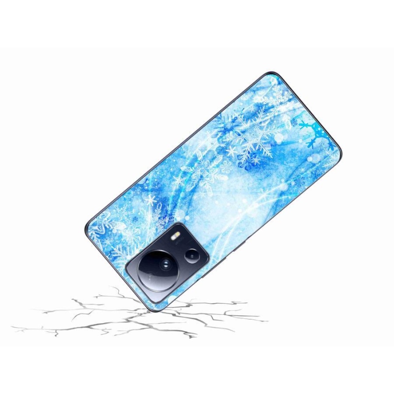Gelový kryt mmCase na mobil Xiaomi 13 Lite - sněhové vločky