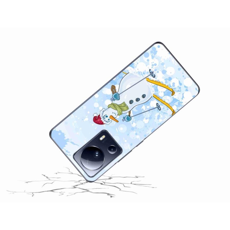 Gelový kryt mmCase na mobil Xiaomi 13 Lite - sněhulák