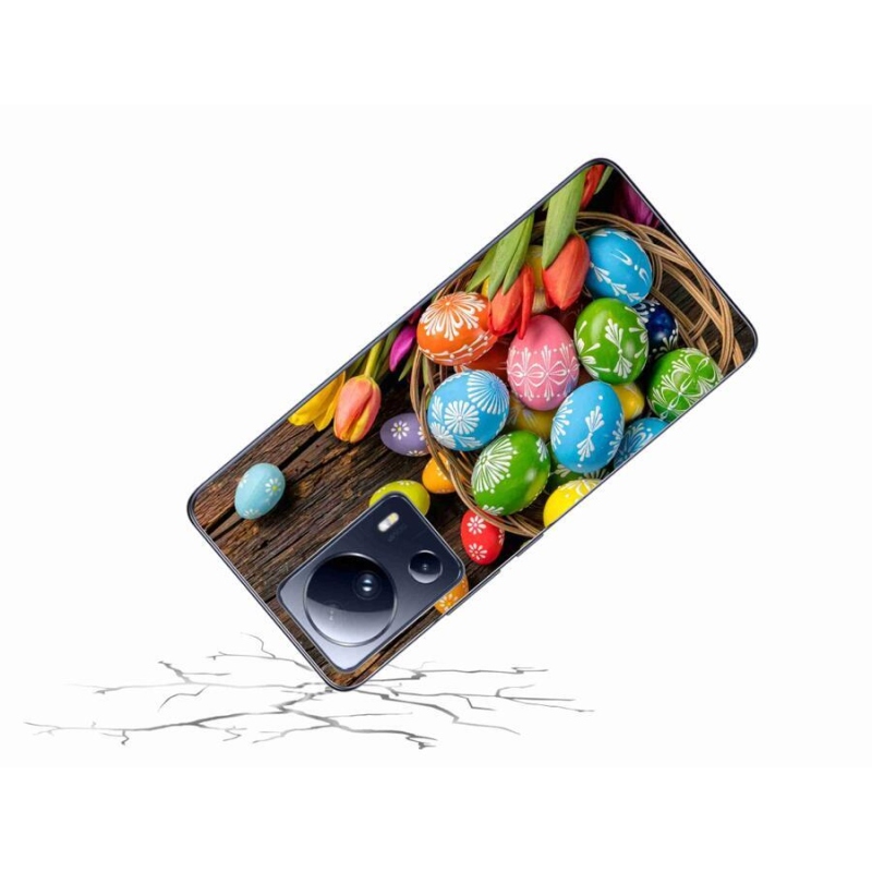 Gelový kryt mmCase na mobil Xiaomi 13 Lite - velikonoční vajíčka