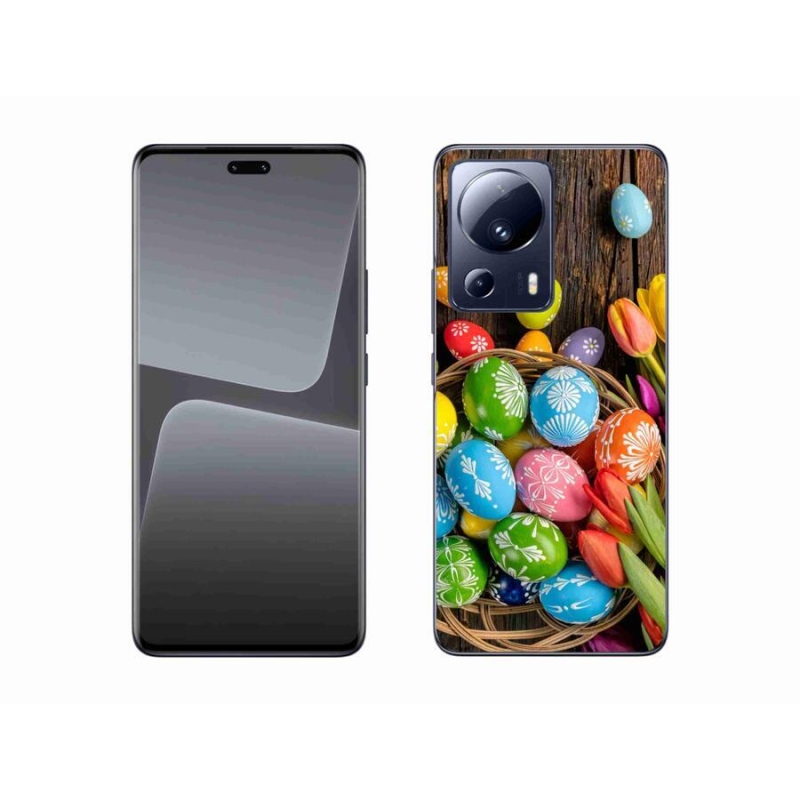 Gelový kryt mmCase na mobil Xiaomi 13 Lite - velikonoční vajíčka