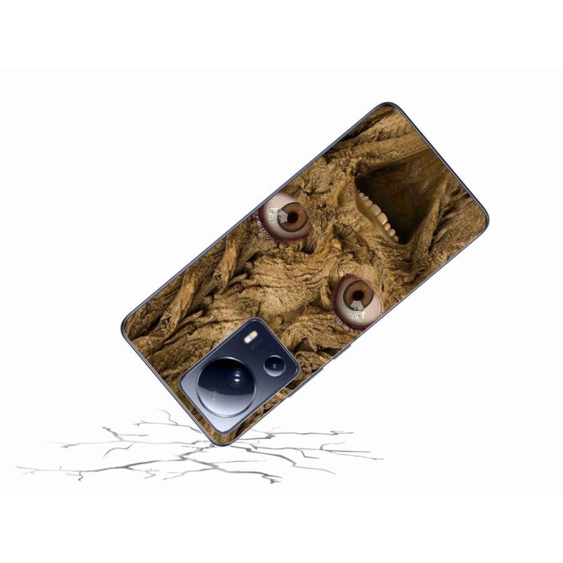 Gelový kryt mmCase na mobil Xiaomi 13 Lite - veselý strom s očima