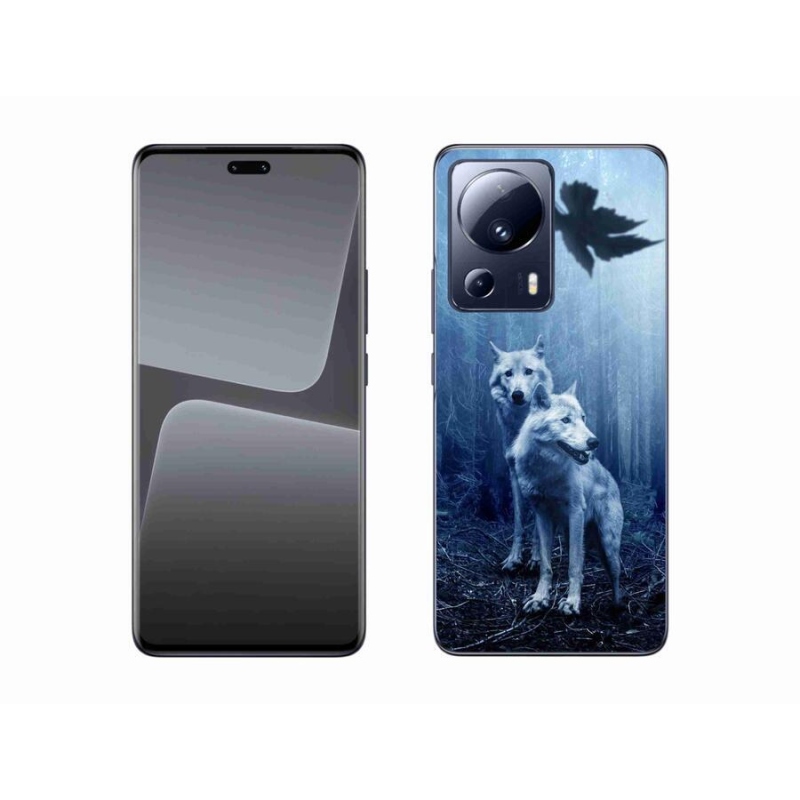 Gelový kryt mmCase na mobil Xiaomi 13 Lite - vlci v lese