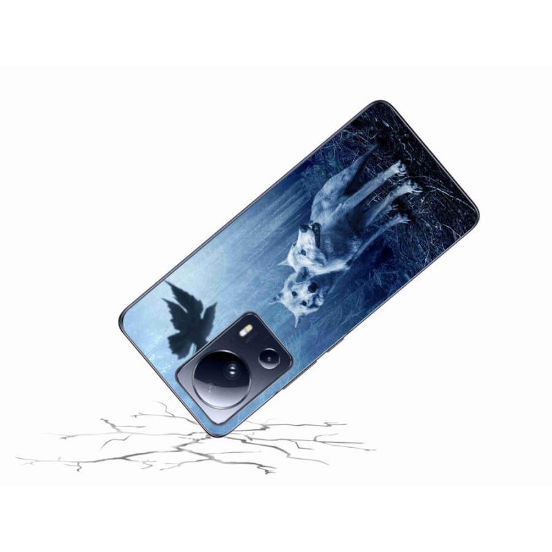 Gelový kryt mmCase na mobil Xiaomi 13 Lite - vlci v lese