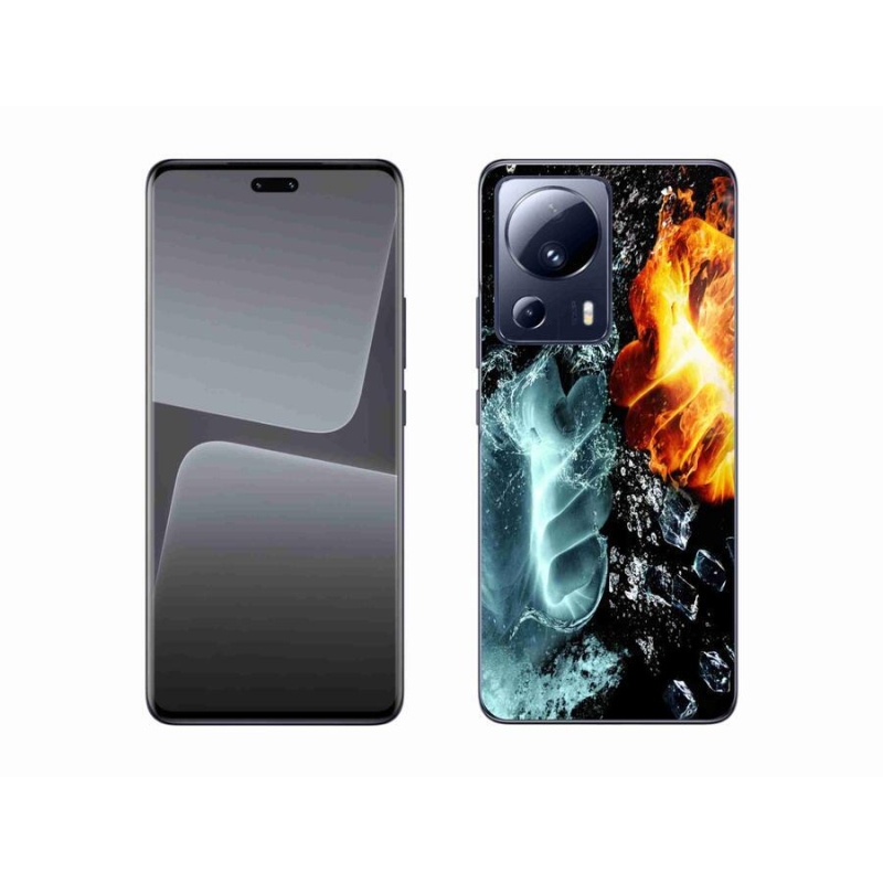 Gelový kryt mmCase na mobil Xiaomi 13 Lite - voda a oheň