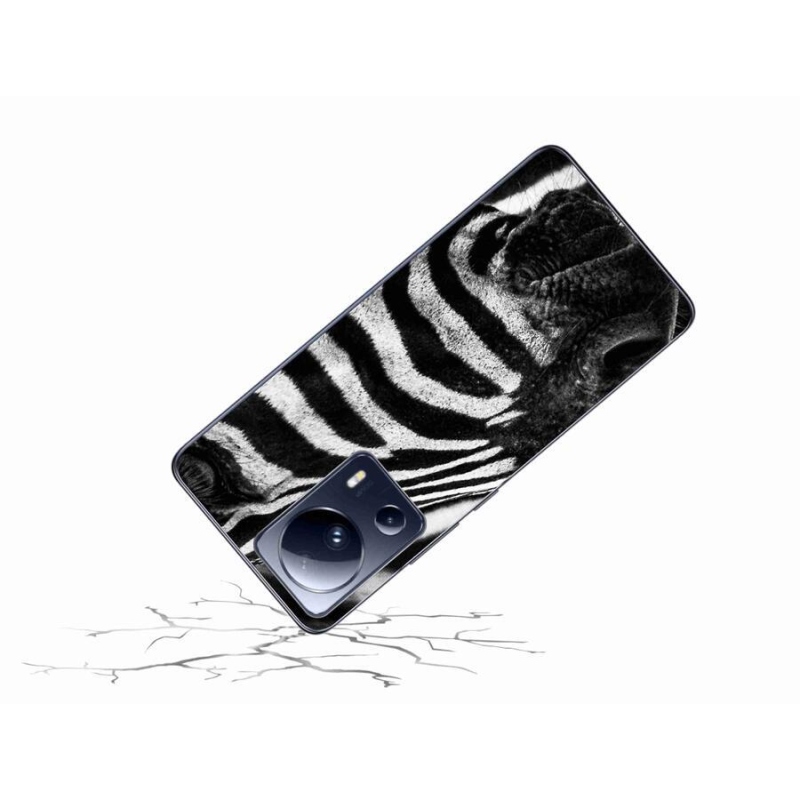 Gelový kryt mmCase na mobil Xiaomi 13 Lite - zebra