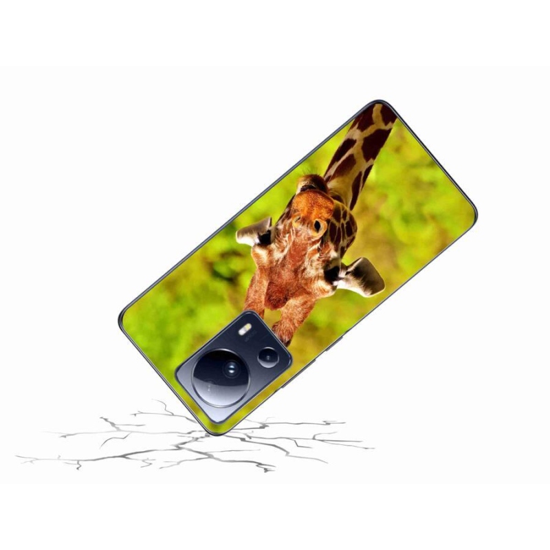 Gelový kryt mmCase na mobil Xiaomi 13 Lite - žirafa