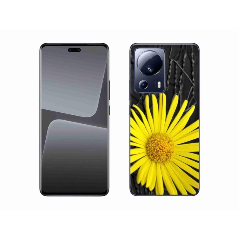 Gelový kryt mmCase na mobil Xiaomi 13 Lite - žlutá květina