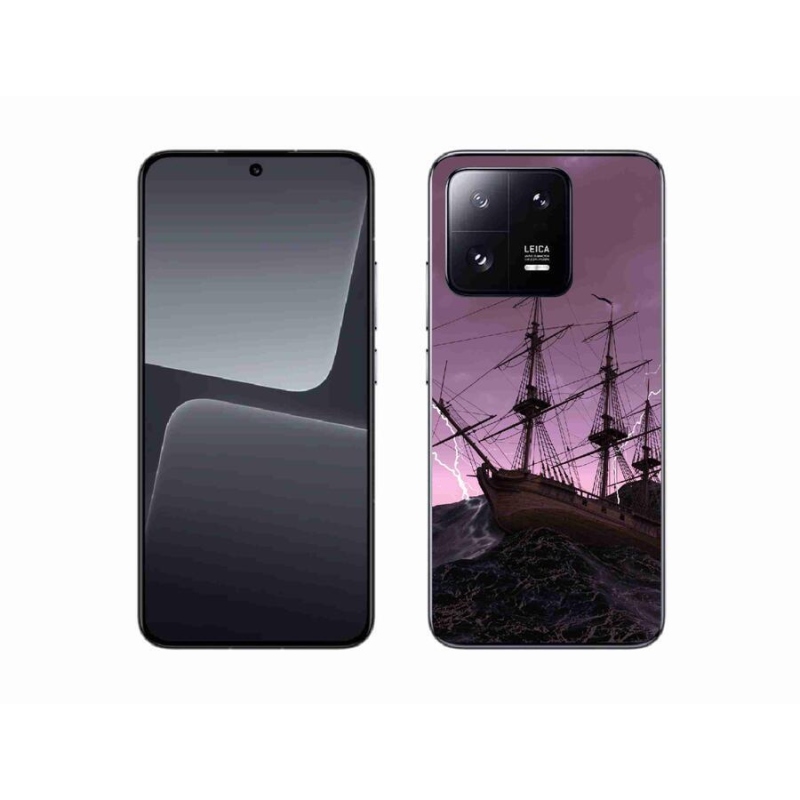Gelový kryt mmCase na mobil Xiaomi 13 - loď v bouři