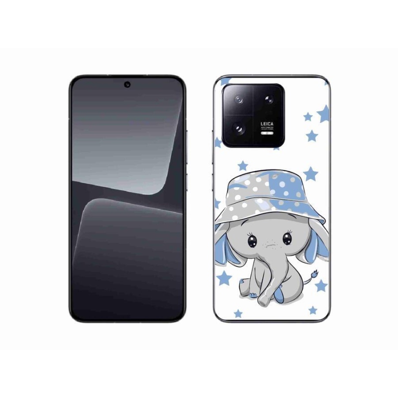 Gelový kryt mmCase na mobil Xiaomi 13 - modrý slon