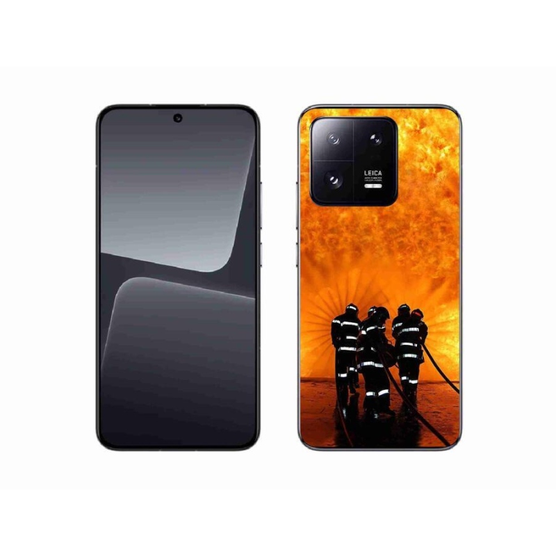 Gelový kryt mmCase na mobil Xiaomi 13 - požár