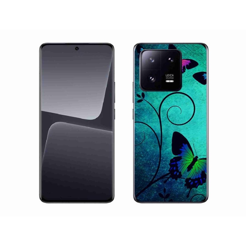 Gelový kryt mmCase na mobil Xiaomi 13 Pro - barevní motýli