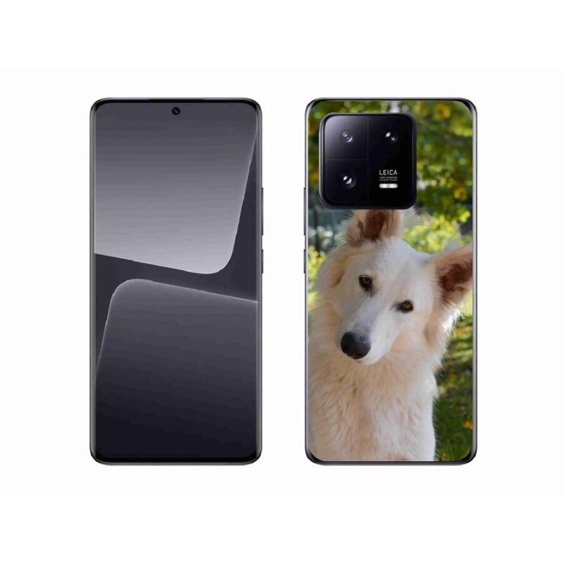 Gelový kryt mmCase na mobil Xiaomi 13 Pro - bílý švýcarský ovčák 1