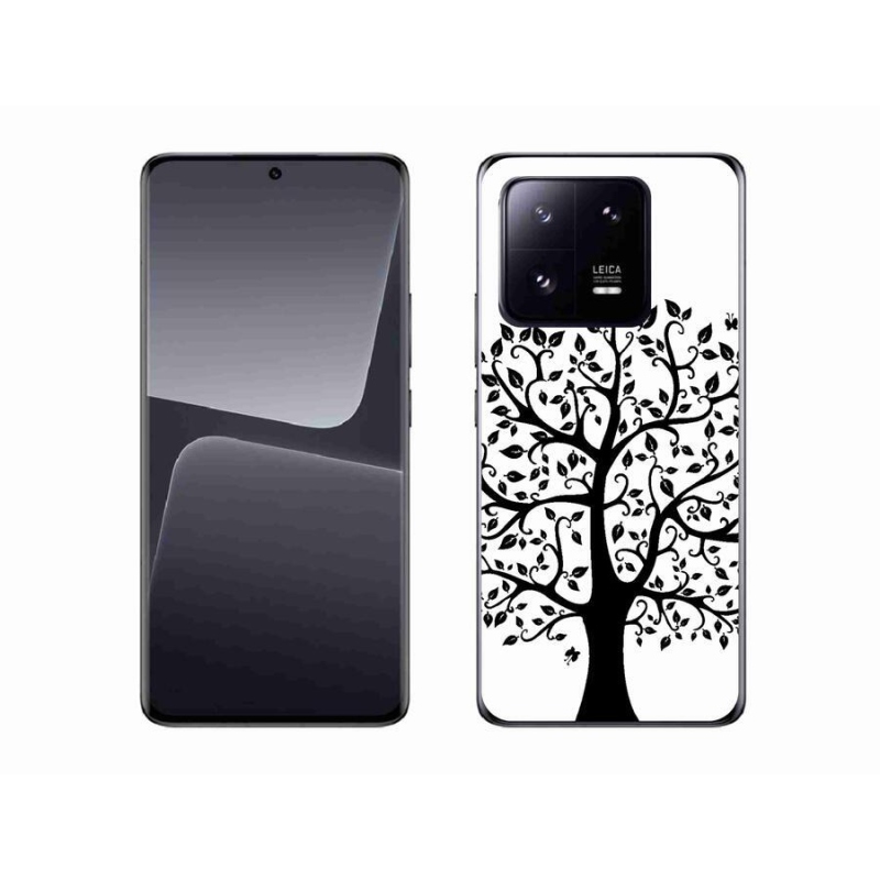 Gelový kryt mmCase na mobil Xiaomi 13 Pro - černobílý strom