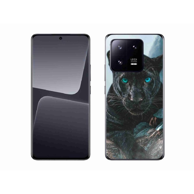 Gelový kryt mmCase na mobil Xiaomi 13 Pro - černý panter