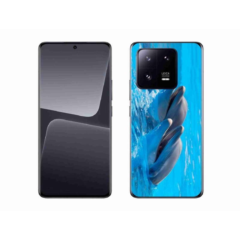 Gelový kryt mmCase na mobil Xiaomi 13 Pro - delfíni