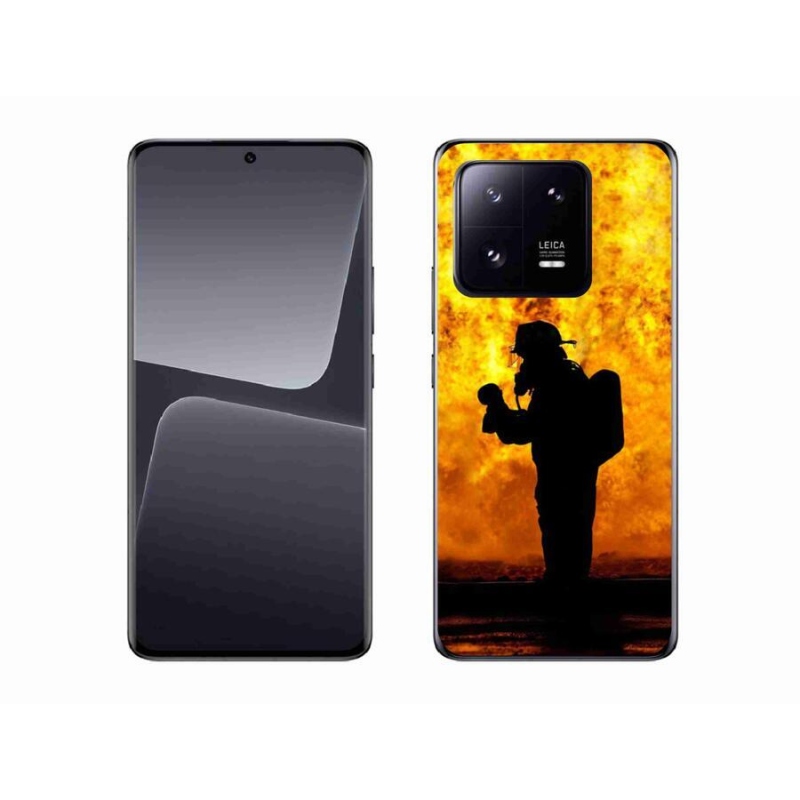 Gelový kryt mmCase na mobil Xiaomi 13 Pro - hasič