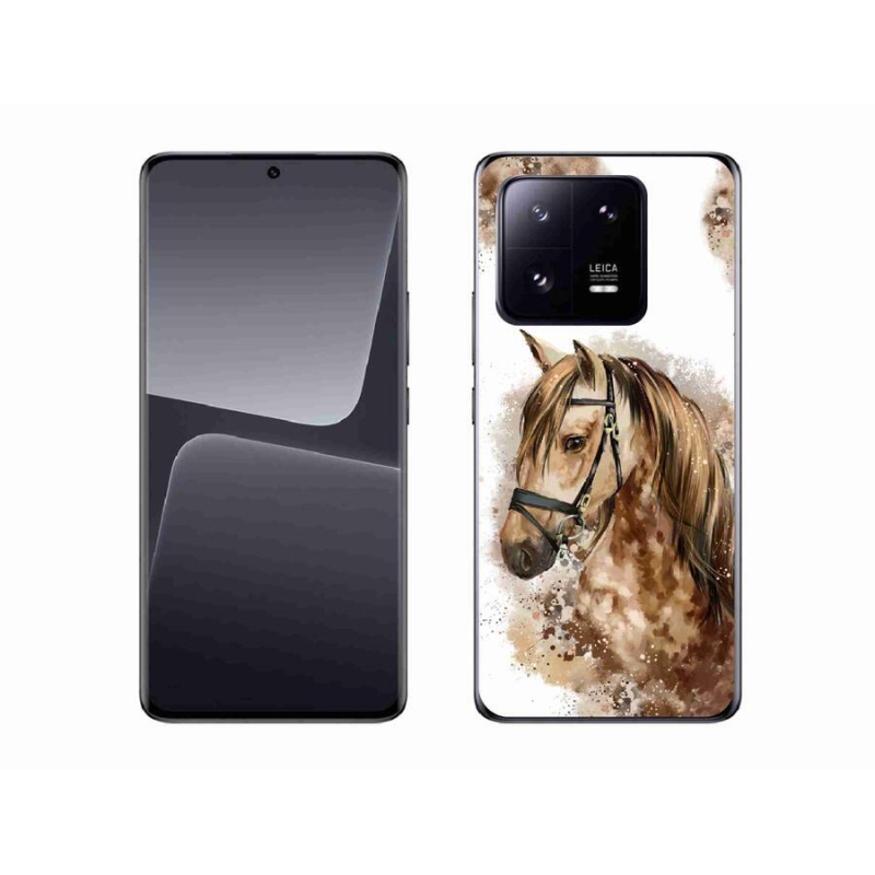 Gelový kryt mmCase na mobil Xiaomi 13 Pro - hnědý kreslený kůň