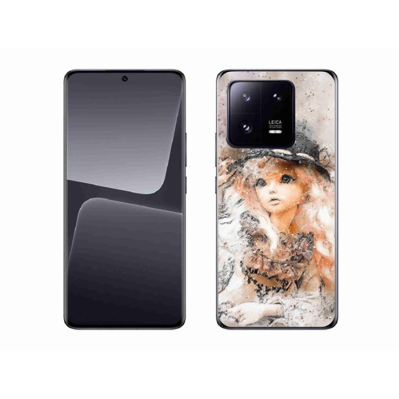 Gelový kryt mmCase na mobil Xiaomi 13 Pro - holčička s kloboukem