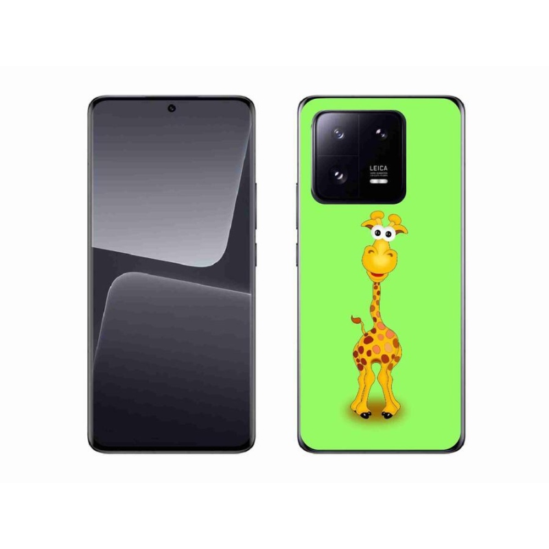 Gelový kryt mmCase na mobil Xiaomi 13 Pro - kreslená žirafa