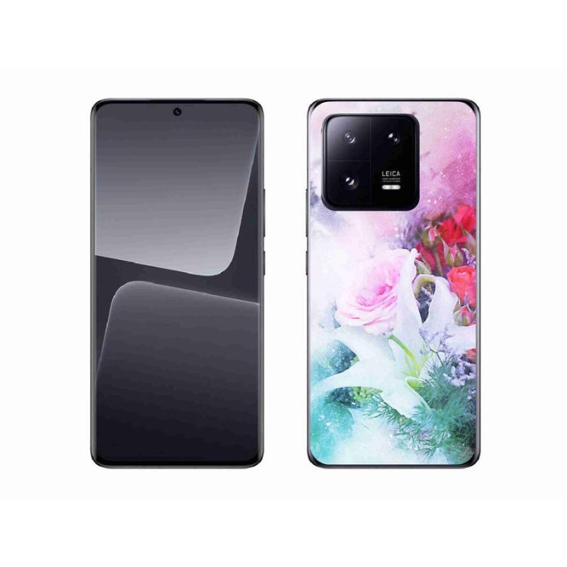 Gelový kryt mmCase na mobil Xiaomi 13 Pro - květiny 4