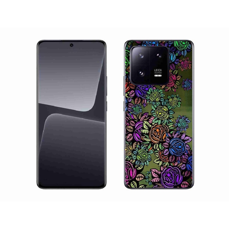 Gelový kryt mmCase na mobil Xiaomi 13 Pro - květiny 6